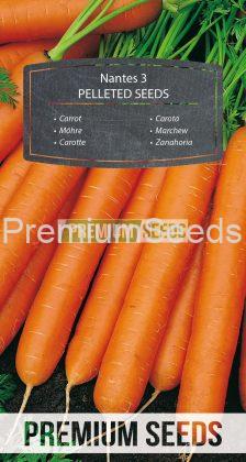 Carrot Nantes 3 - PELLETED SEEDS