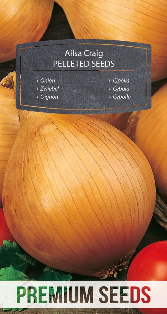 Onion Ailsa Craig PELLETED SEEDS PremiumSeeds producer of seeds
