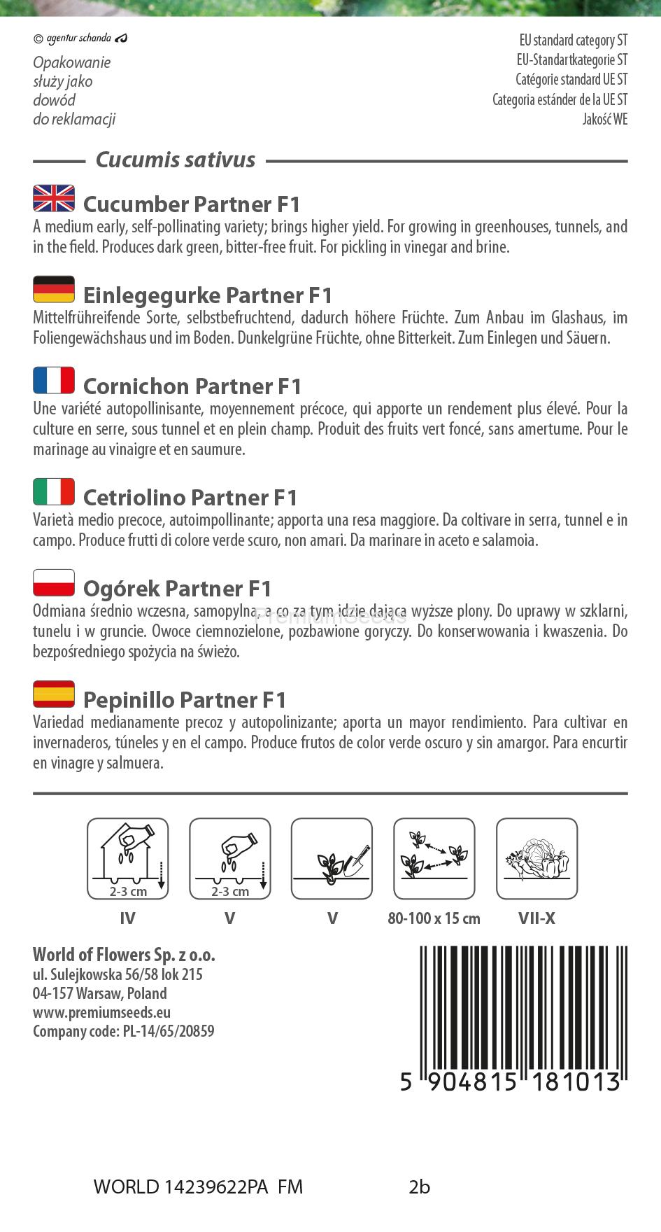 WORLD 14239622PA.indd Pepinillo Partner F1 – semillas