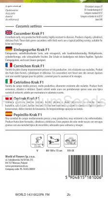 Pepinillo Krak F1 - semillas