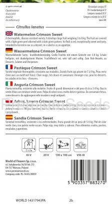 Anguria Crimson Sweet – semi