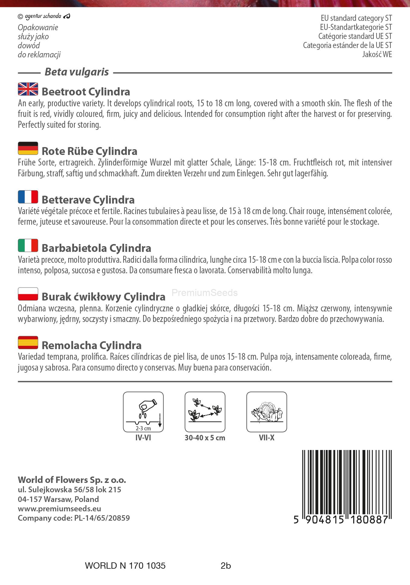 WORLD N 170 1035.indd Betterave Cylindra – semences