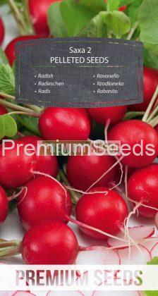 Radis Saxa 2 – GRAINES ENDUITES
