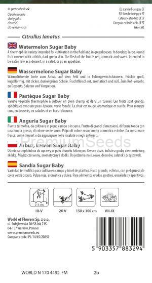 Anguria Sugar Baby - semi