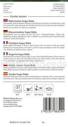 Pastèque Sugar Baby – semences
