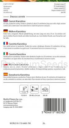 Carotte Karotina – semences