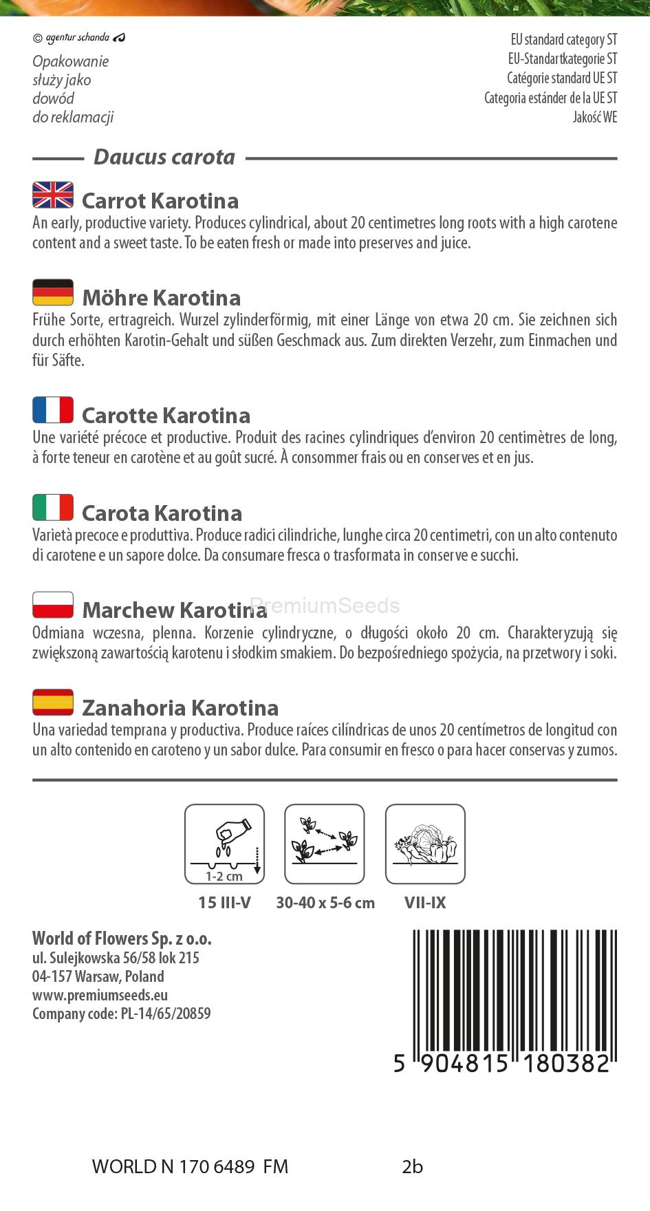 WORLD N 170 6489.indd Möhre Karotina – Samen