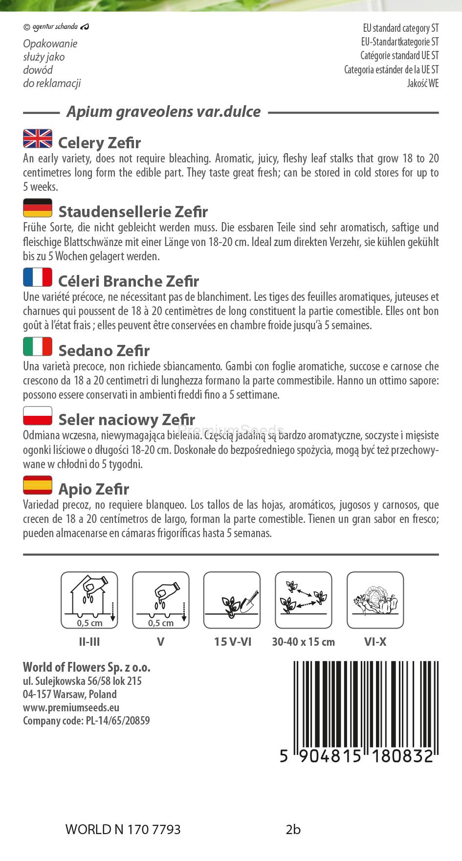 WORLD N 170 7793.indd Staudensellerie Zefir – Samen