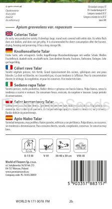 Apio Nabo Talar - semillas