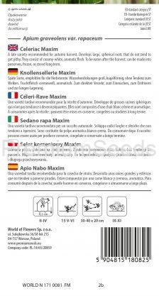Knollensellerie Maxim – Samen