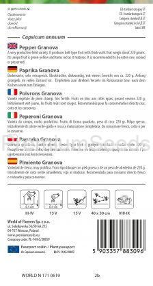 Pimiento Granova - semillas
