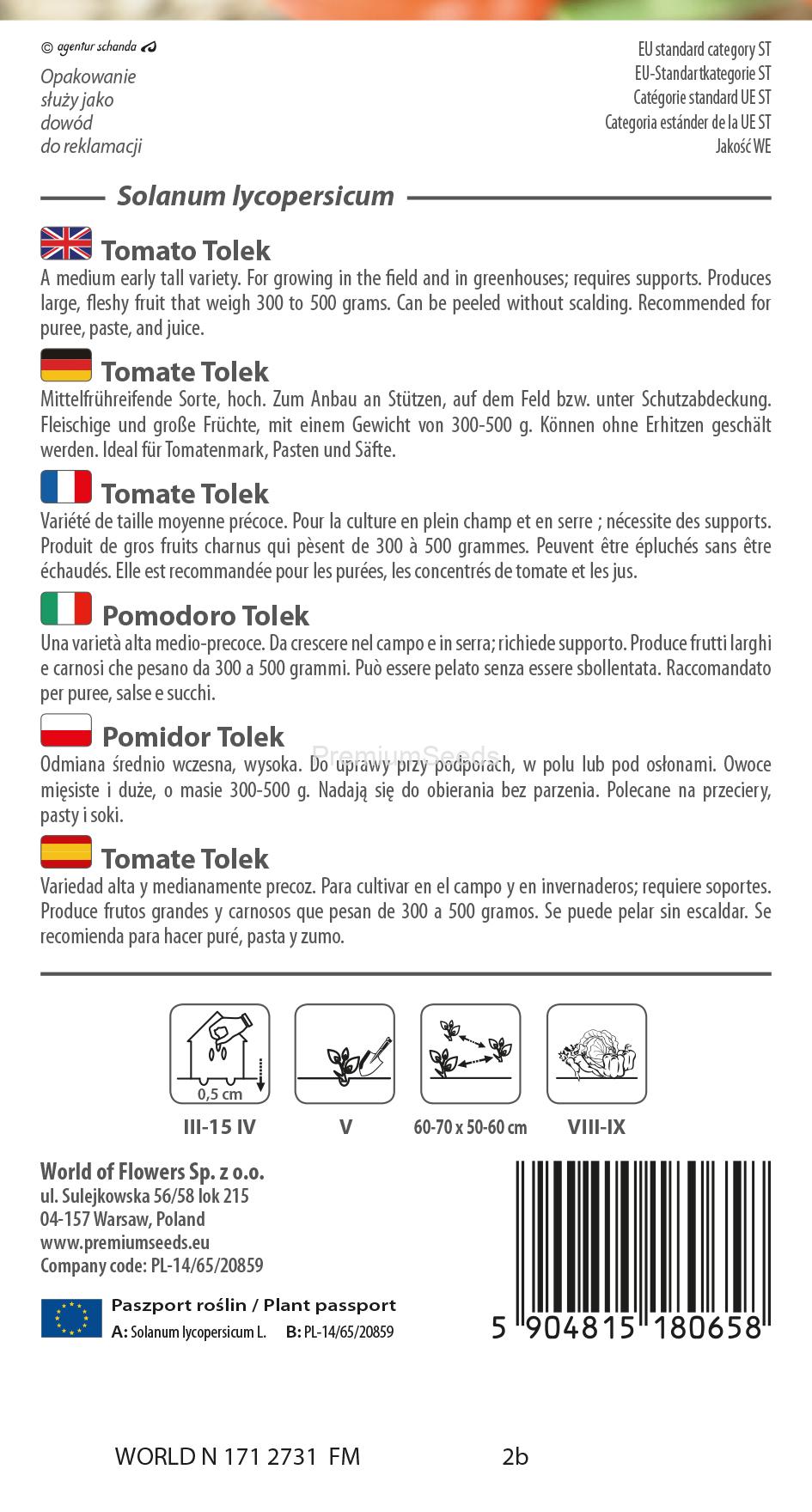 WORLD N 171 2731.indd Tomate Tolek - semences