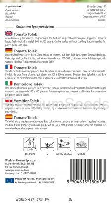 Tomate Tolek - semillas