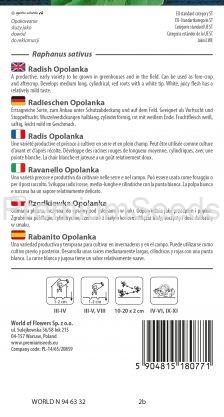 Rabanito Opolanka - semillas