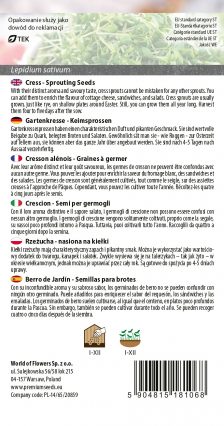 Rzeżucha - nasiona na kiełki