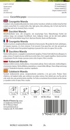 Courgette Wanda - seeds