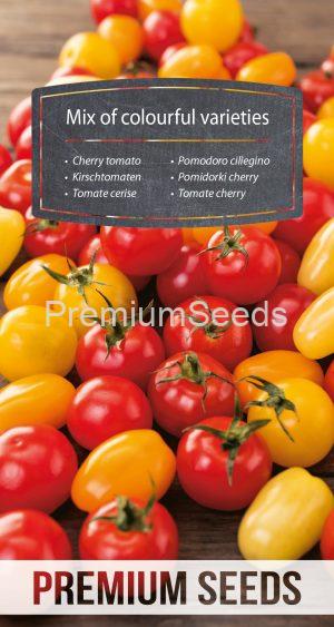 Cherry tomato - mix of colourful varieties - seeds