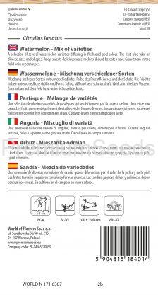 Watermelon - mix of varieties - seeds