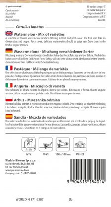 Watermelon - mix of varieties - seeds