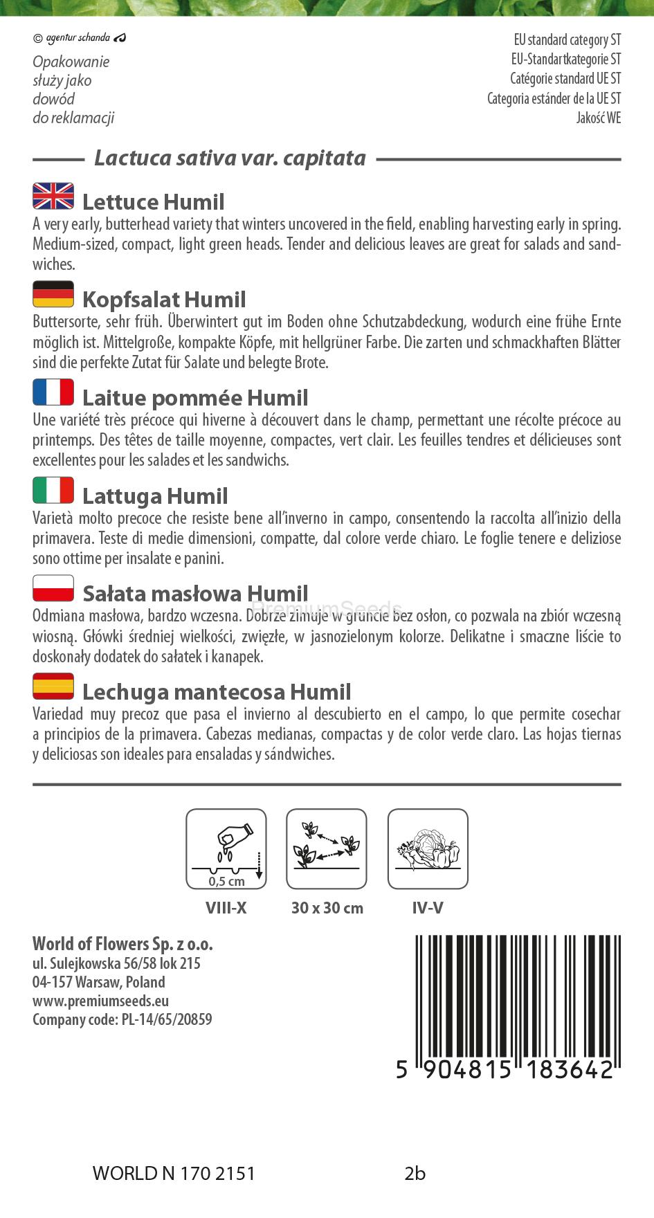 WORLD N 170 2151.indd Lechuga mantecosa Humil - semillas