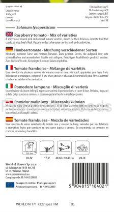 Himbeertomate - Mischung verschiedener Sorten - Samen