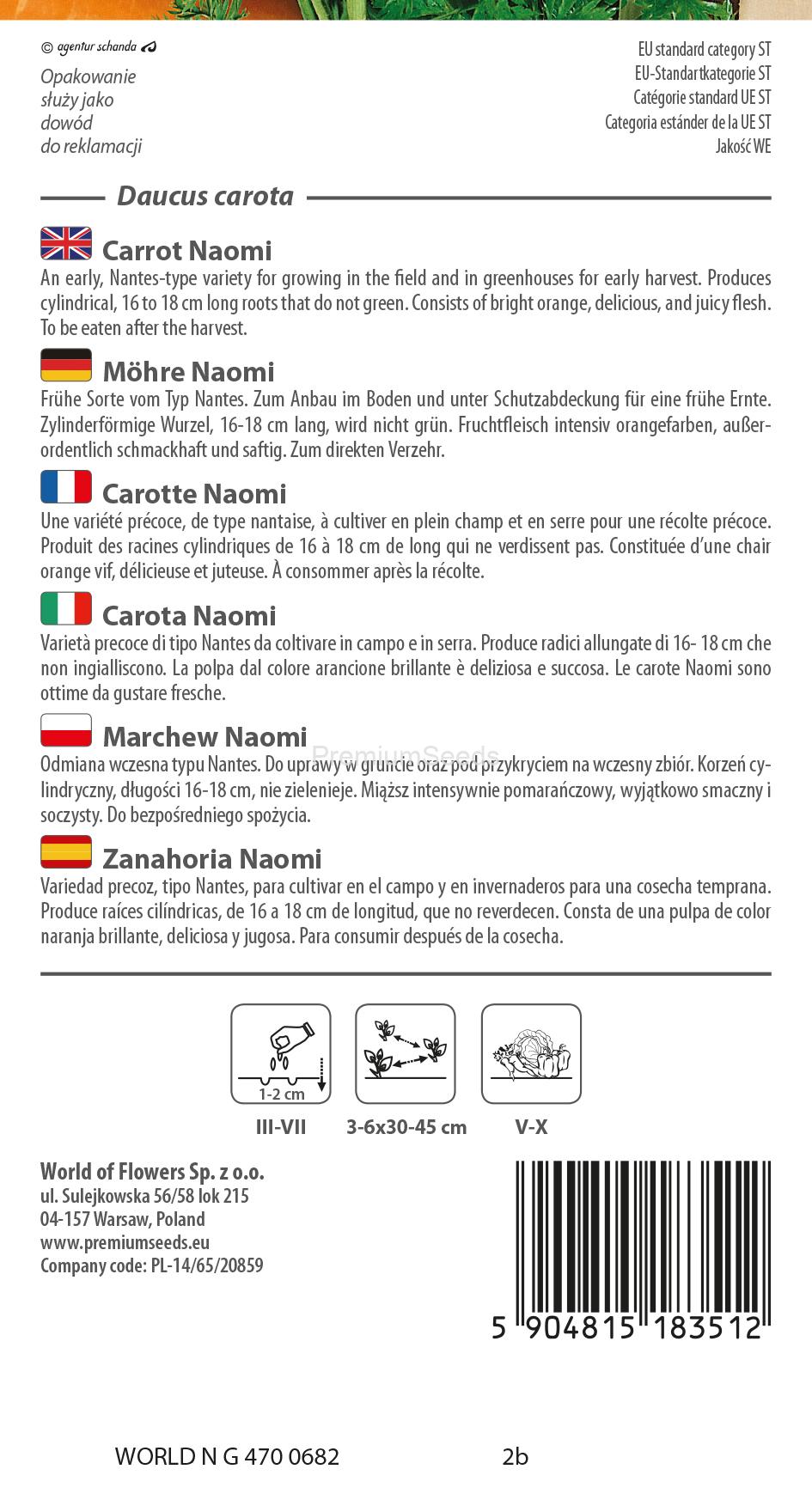 WORLD N G 470 0682.indd Zanahoria Naomi - semillas