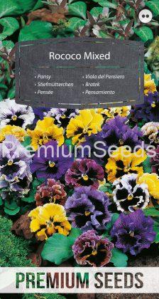 Pansy Rococo Mixed - seeds