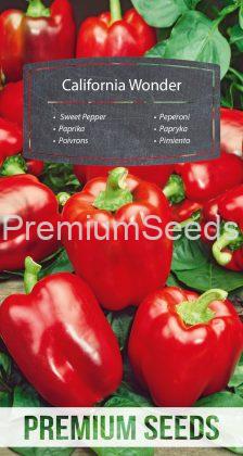 Sweet Pepper - California Wonder - seeds