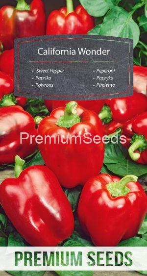 Sweet Pepper - California Wonder - seeds