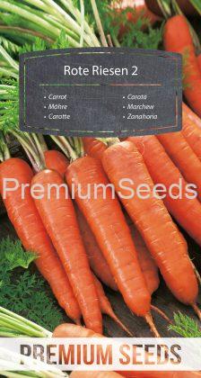 Zanahoria - Rote Riesen 2 - semillas