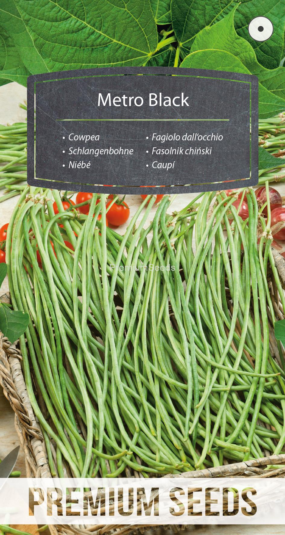 WORLD N 160 0621.indd Cowpea Metro Black - seeds