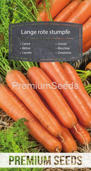 Zanahoria - Lange rote stumpfe - semillas