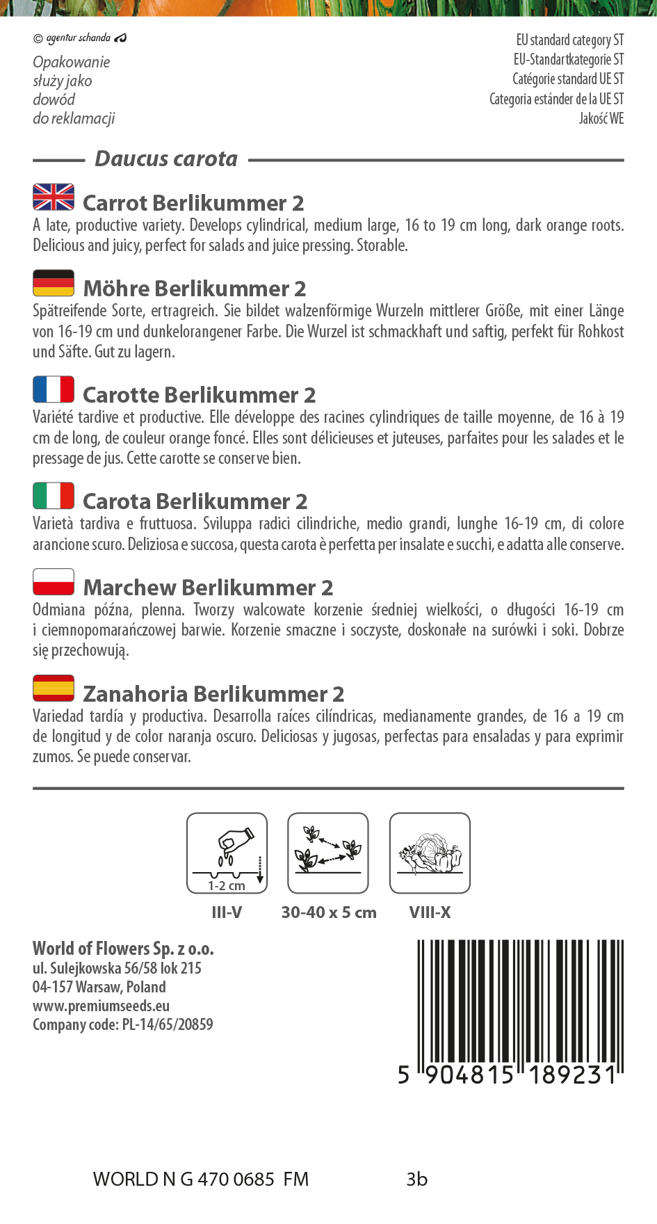 WORLD N G 470 0685.indd Carrot Berlikumer 2 - seeds