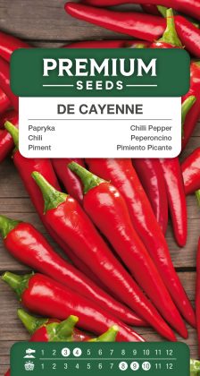 Chilli Pepper – De Cayenne – seeds