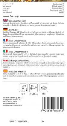Maíz ornamental - semillas