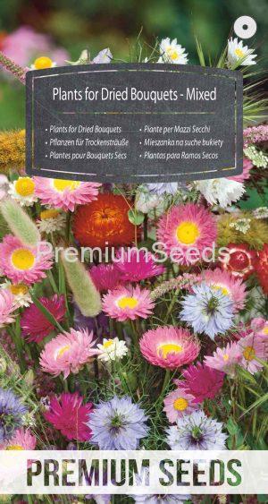 Plants for Dried Bouquets - Mixed - seeds