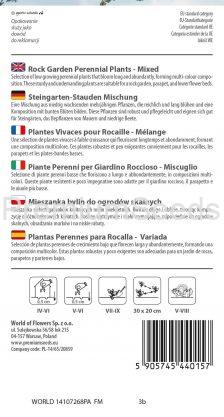 Plantas Perennes para Rocalla - Variada - semillas