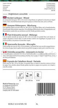 Espuela de Caballero Perenne Variada - semillas