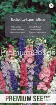 Rocket Larkspur - Mixed - seeds