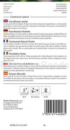 Aciano Morado - semillas