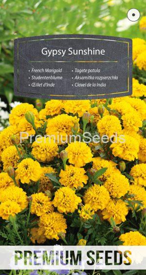 French Marigold Gypsy Sunshine - seeds