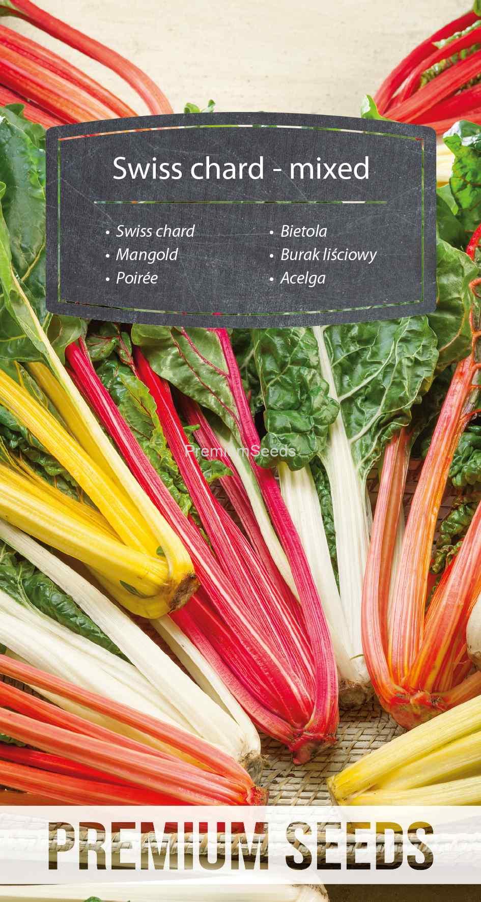 WORLD N 170 7518_VS Swiss chard - Mixed - seeds