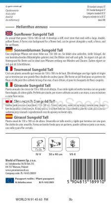 Girasol Sungold Tall - semillas