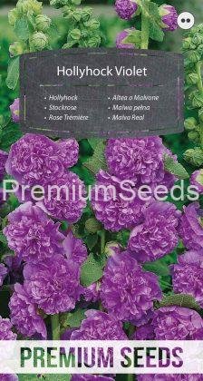 Hollyhock - Violet - seeds - nasiona