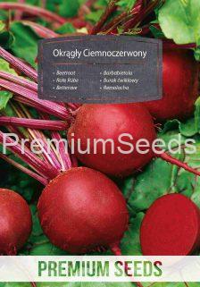 Beetroot ROUND DARK RED ('Okrągły Ciemnoczerwony') – seeds