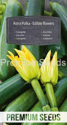 Edible Flowers - Courgette Astra Polka – seeds
