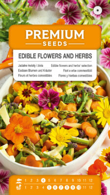 Essbare Blumen und Kräuter - Mischung
